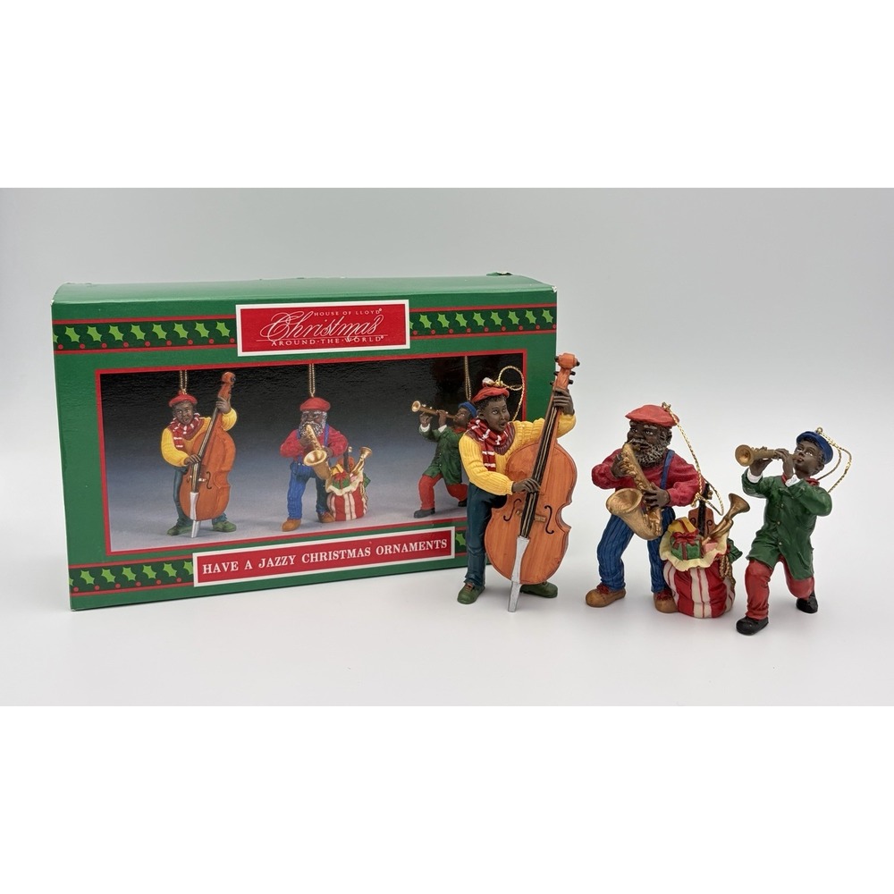 House Of Lloyd Christmas Around The World Have A Jazzy Christmas Ornaments 1999